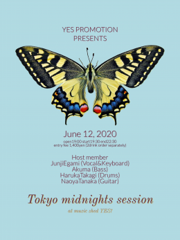 [NightTime] Mudia配信ライブ『Tokyo midnights session #2』